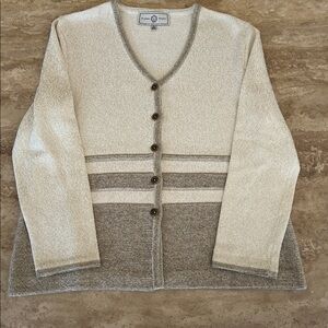 St. John Sport metallic cardigan